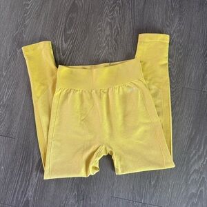 AYBL Yellow Gym Leggings